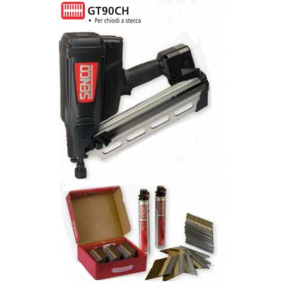 CHIODATRICE SENCO SGP40 + 4000 CHIODI INCLUSI — SET COMPLETO