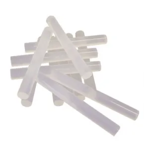 HOT MELT GLUE STICK 12X200MM ROMEO MAESTRI — CLEAR AND BLACK