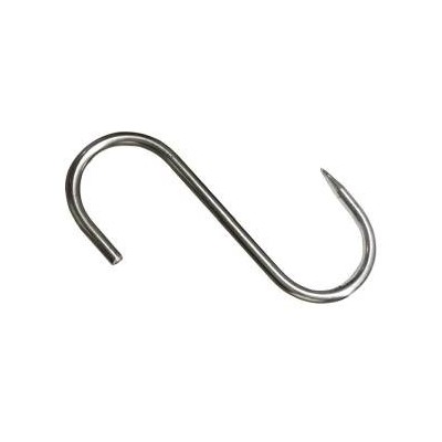 GANCIO INOX PER MACELLAIO — 3 MISURE: 4X100 / 5X120 / 5X140MM