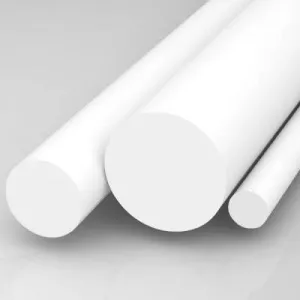 PTFE TEFLON ROUND BAR — 14 DIAMETERS, FROM D.10 TO D.150MM