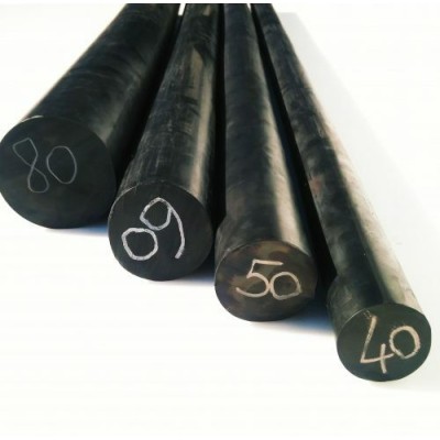 GOMMA TORNIBILE TONDA NERA 70 SHORE — 8 DIAMETRI, DA D.20 A D.100MM