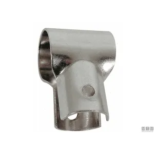 OPEN TEE 90° STAINLESS STEEL FOR HANDRAIL — D.22/25MM