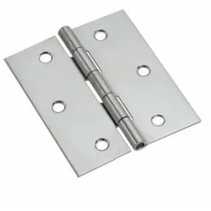 STAINLESS STEEL AISI 304 HINGE ART.3322 — 3 SIZES: 30X22 / 40X32 / 50X40MM