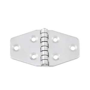 STAINLESS STEEL AISI 316 HINGE ART.8044 — 70X40X1,5MM