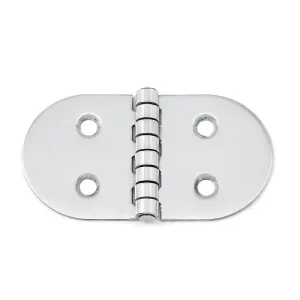 STAINLESS STEEL AISI 316 HINGE ART.8045 — 75X40X1,5MM