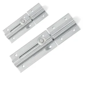 STAINLESS STEEL PADLOCK HASP ART.8117C — MM.170 / MM.210