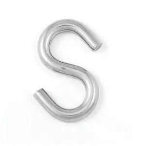 STAINLESS STEEL AISI 316 S-HOOKS — 4 SIZES D.4-8MM