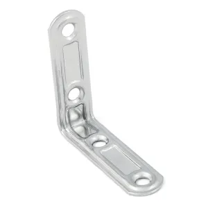 STAINLESS STEEL ANGLED PERFORATED SMALL PLATE — 5 SIZES, L.31-70MM