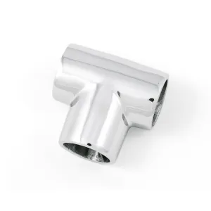 INVESTMENT-CAST STAINLESS STEEL T-FITTING 90° — TUBE 22/25MM