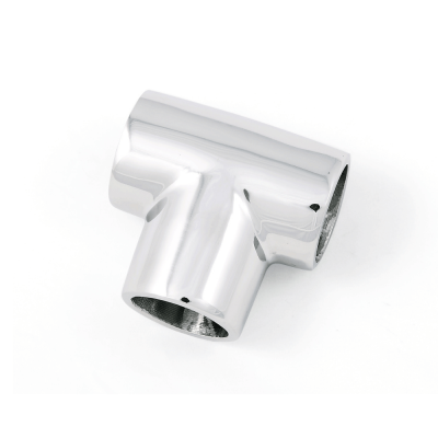 RACCORDO A T MICROFUSIONE INOX 90° — TUBO 22/25MM