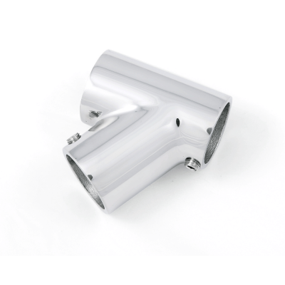 RACCORDO A T MICROFUSIONE INOX 60° — TUBO 22/25MM