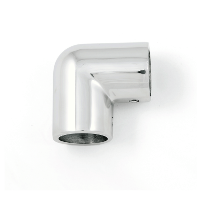 RACCORDO ANGOLARE CORRIMANO MICROFUSIONE INOX ART.8210 — TUBO 22/25MM