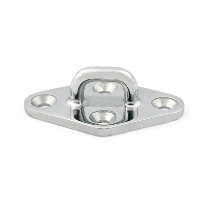 BASE CON ANELLO INOX — 90X55MM