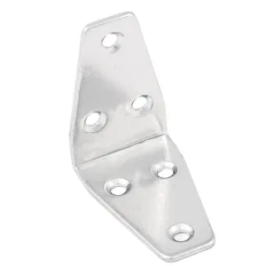 STAINLESS STEEL ANGLE PLATE ART.8341A — 41X25 / 56X35MM