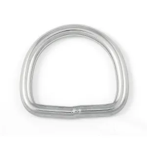 STAINLESS STEEL D-RING — 6 SIZES, WIRE 3-6MM