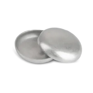 STAINLESS STEEL AISI 304 WELD-ON DISHED END CAP — 6 SIZES, FROM 1/2" TO 2.1/2"