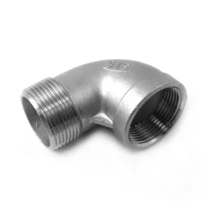 STAINLESS STEEL AISI 316 ELBOW MALE-FEMALE — 6 SIZES, FROM 1/2" TO 2"