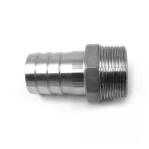 STAINLESS STEEL AISI 316 HOSE TAIL — 6 SIZES, FROM 1/2" TO 2"