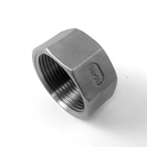 STAINLESS STEEL AISI 316 FEMALE THREADED PLUG — 6 SIZES, FROM 1/2" TO 2.1/2"