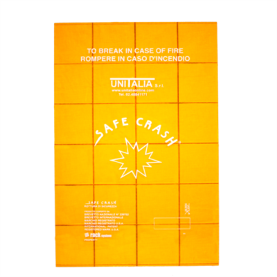 LASTRA SAFE CRASH ANTINCENDIO — 3 MISURE: 290X500 / 330X530 / 347X535MM
