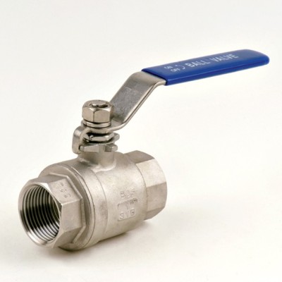 VALVOLA A SFERA INOX AISI 316 — 8 MISURE, DA 1/4" A 2"