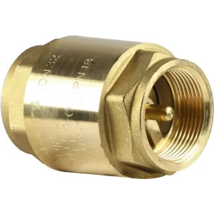 RIV BRASS EUROPA-TYPE CHECK VALVE — 9 SIZES, FROM 3/8" TO 3"