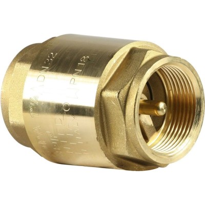 VALVOLA DI RITEGNO TIPO EUROPA OTTONE RIV — 9 MISURE, DA 3/8" A 3"