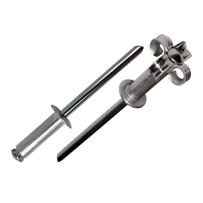 RIVETTI ALLUMINIO MODELLO GRAF/FIORE FAR — 6 MISURE, DA D.4X12 A D.4,8X30MM