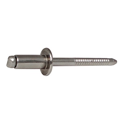 RIVETTI A STRAPPO INOX AISI 304 — 13 MISURE, DA D.3,2X6 A D.4,8X20MM