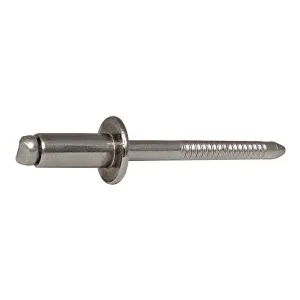 STAINLESS STEEL AISI 304 BLIND RIVETS — 13 SIZES, FROM D.3,2X6 TO D.4,8X20MM