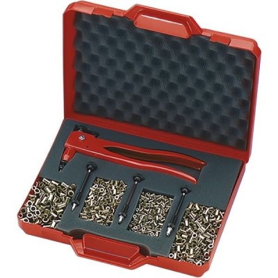 CASSETTA INSERTI FILETTATI FAR KJ17 — PINZA + INSERTI M3/M4/M5/M6