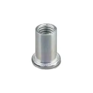 FAR SHORT STEEL BLIND THREADED INSERT — 7 SIZES, FROM M3 TO M12