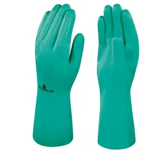 FLOCK-LINED NITRILE GLOVES SIZE 8-L
