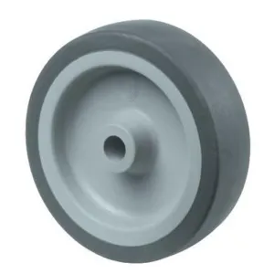 PLASTIC+RUBBER WHEEL WITHOUT BRACKET D.50MM