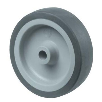 RUOTA PLASTICA+GOMMA D.50MM SENZA SUPPORTO