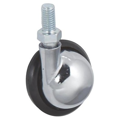 RUOTA CROMATA D.45MM — ATTACCO GOMMA ESPANDIBILE