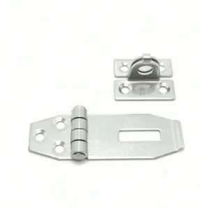 INOX MARE STAINLESS STEEL PADLOCK HASP MOD.8052A — 90X40MM