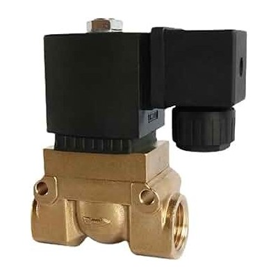 ELETTROVALVOLA PER FLUIDI N.A. — 220V AC, 3 MISURE: 1/2" / 3/4" / 1"