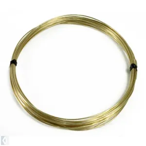 BRASS WIRE ON REEL — 4 DIAMETERS: D.0,6 / 0,8 / 1 / 1,5 (50G)