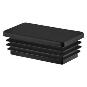 RECTANGULAR PLASTIC FOOT GLIDE GAMM — 29 SIZES, FROM 10X20 TO 50X100MM