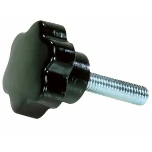 6-LOBE HANDWHEEL MALE PIN — 14 SIZES, FROM D.30 TO D.60MM