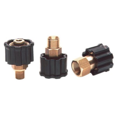 ATTACCO TIPO B M22X1,5 A 3 PEZZI D.15 FILETTO GAS 3/8" FEMMINA