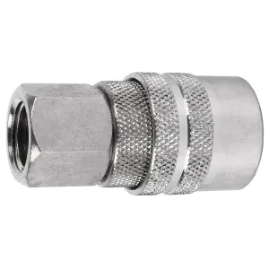 TYPE B QUICK COUPLER, 3-PIECE, BSP 3/8" FEMALE THREAD