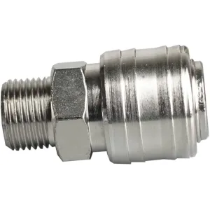 TYPE B FITTING, 3-PIECE, BSP 3/8" MALE THREAD