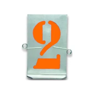 NUMBER STENCIL SET MM.80