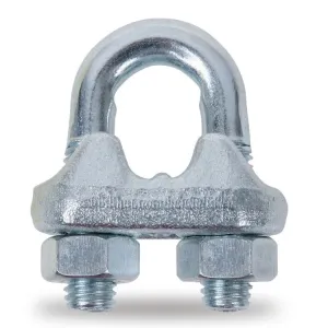 GALVANISED WIRE ROPE CLIPS - VARIOUS SIZES