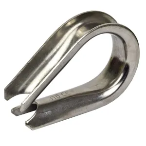 STAINLESS STEEL AISI 316 THIMBLES - VARIOUS SIZES