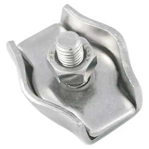 STAINLESS STEEL SIMPLEX CABLE CLIPS - VARIOUS SIZES