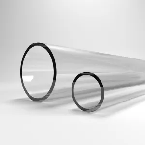 CLEAR PLEXIGLASS TUBE - VARIOUS DIAMETERS