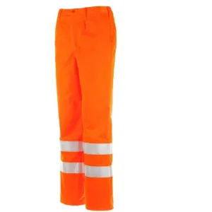 HI-VIS ORANGE FUSTIAN TROUSERS SIZE 58